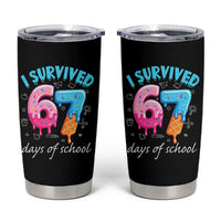I Survived 67 Days of School Funny Six Seven Meme Tumbler Cup Baseball Ice Cream Dripping - Wonder Print Shop