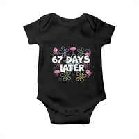 67 Days Later Baby Onesie Funny Six Seven 6 7 Meme Gen Alpha Slang Teacher Student - Wonder Print Shop