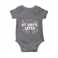 67 Days Later Baby Onesie Funny Six Seven 6 7 Meme Gen Alpha Slang Teacher Student - Wonder Print Shop