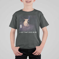 I Got That Dog In Me T Shirt For Kid Retro Funny Chihuahua Smoking Beer - Wonder Print Shop
