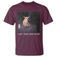 I Got That Dog In Me T Shirt Retro Funny Chihuahua Smoking Beer - Wonder Print Shop