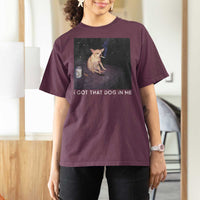 I Got That Dog In Me T Shirt For Women Retro Funny Chihuahua Smoking Beer - Wonder Print Shop