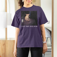 I Got That Dog In Me T Shirt For Women Retro Funny Chihuahua Smoking Beer - Wonder Print Shop