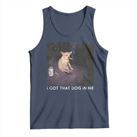 I Got That Dog In Me Tank Top Retro Funny Chihuahua Smoking Beer - Wonder Print Shop
