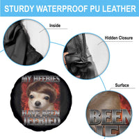 Chihuahua Funny Meme Spare Tire Cover My Heebies Have Been Jeebied Bootleg - Wonder Print Shop