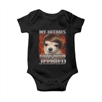 Chihuahua Funny Meme Baby Onesie My Heebies Have Been Jeebied Bootleg - Wonder Print Shop