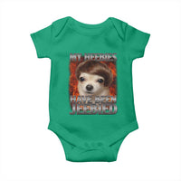 Chihuahua Funny Meme Baby Onesie My Heebies Have Been Jeebied Bootleg - Wonder Print Shop