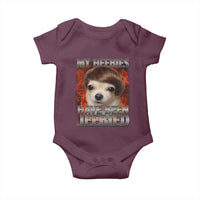 Chihuahua Funny Meme Baby Onesie My Heebies Have Been Jeebied Bootleg - Wonder Print Shop