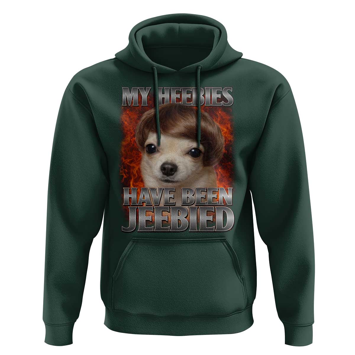 Chihuahua Funny Meme Hoodie My Heebies Have Been Jeebied Bootleg - Wonder Print Shop