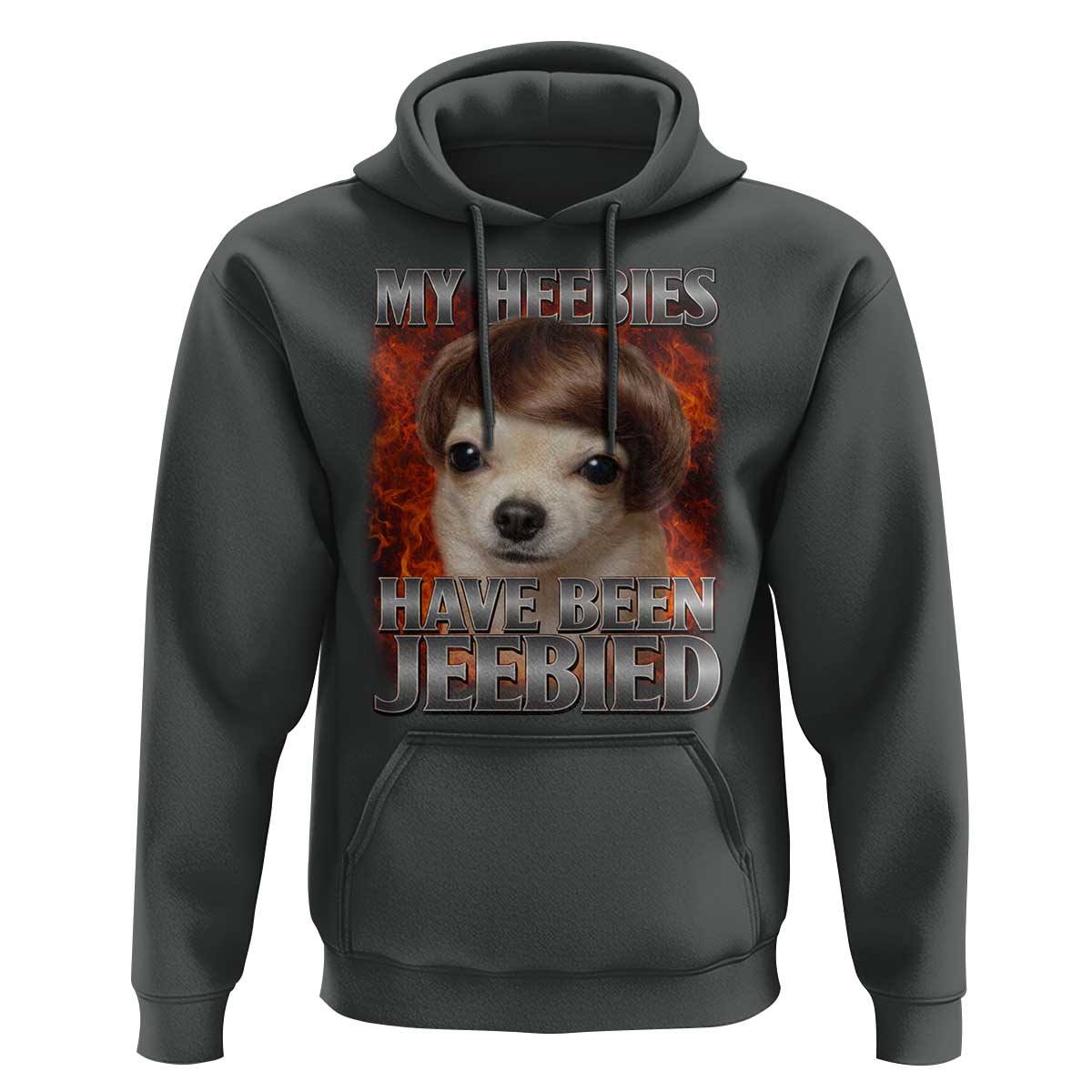 Chihuahua Funny Meme Hoodie My Heebies Have Been Jeebied Bootleg - Wonder Print Shop