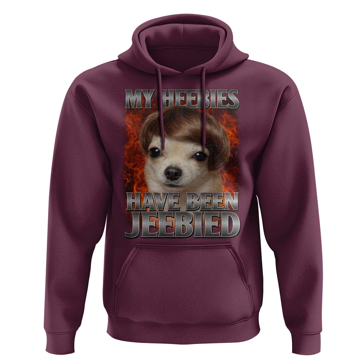 Chihuahua Funny Meme Hoodie My Heebies Have Been Jeebied Bootleg - Wonder Print Shop