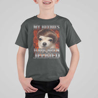 Chihuahua Funny Meme T Shirt For Kid My Heebies Have Been Jeebied Bootleg - Wonder Print Shop