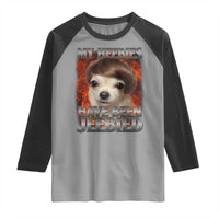 Chihuahua Funny Meme Raglan Shirt My Heebies Have Been Jeebied Bootleg - Wonder Print Shop