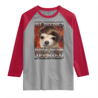 Chihuahua Funny Meme Raglan Shirt My Heebies Have Been Jeebied Bootleg - Wonder Print Shop
