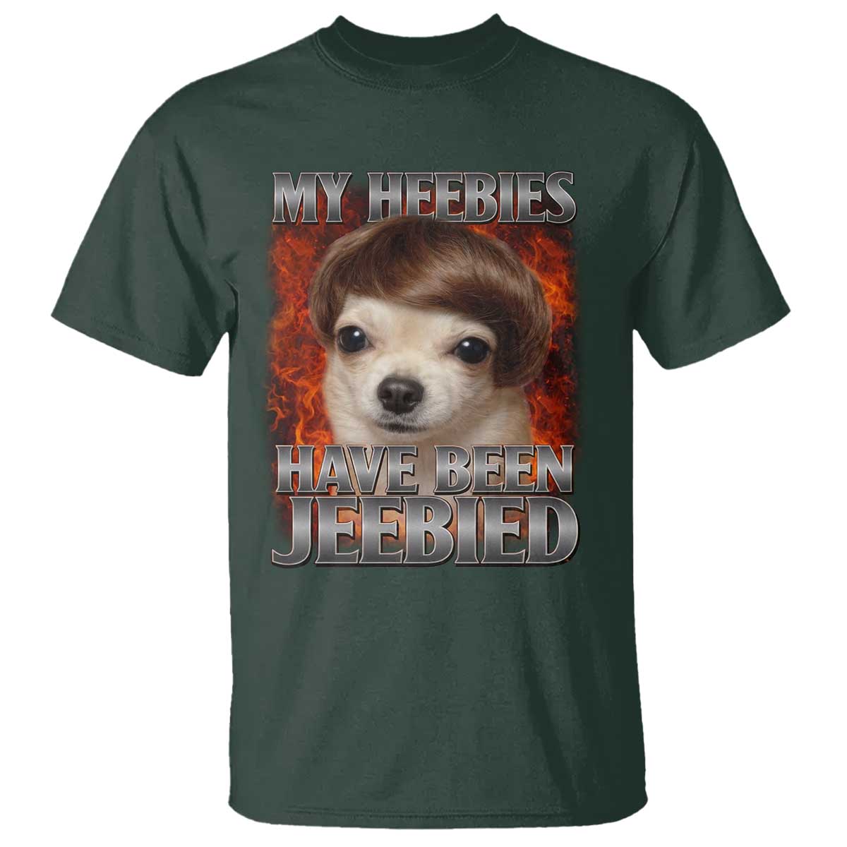 Chihuahua Funny Meme T Shirt My Heebies Have Been Jeebied Bootleg - Wonder Print Shop