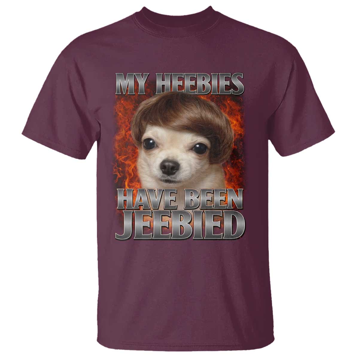 Chihuahua Funny Meme T Shirt My Heebies Have Been Jeebied Bootleg - Wonder Print Shop