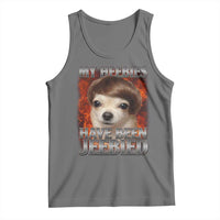 Chihuahua Funny Meme Tank Top My Heebies Have Been Jeebied Bootleg - Wonder Print Shop