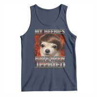 Chihuahua Funny Meme Tank Top My Heebies Have Been Jeebied Bootleg - Wonder Print Shop