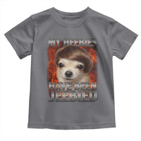 Chihuahua Funny Meme Toddler T Shirt My Heebies Have Been Jeebied Bootleg - Wonder Print Shop