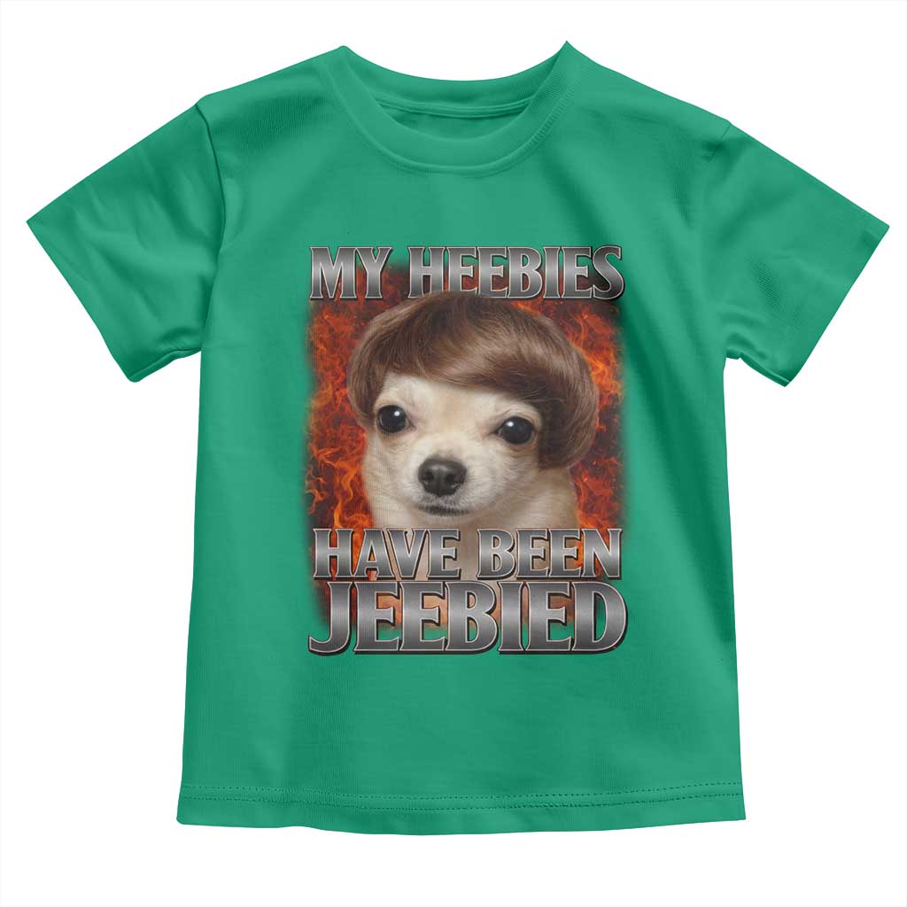 Chihuahua Funny Meme Toddler T Shirt My Heebies Have Been Jeebied Bootleg - Wonder Print Shop