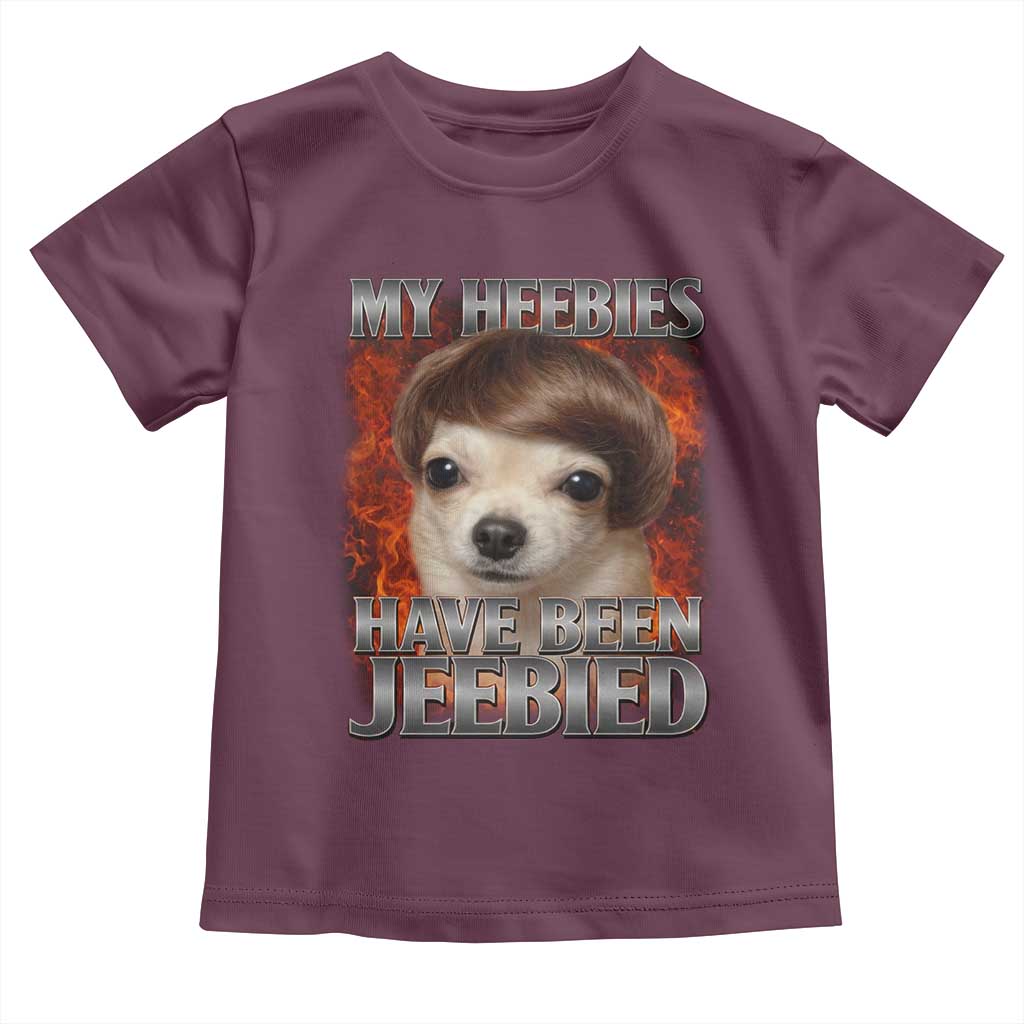 Chihuahua Funny Meme Toddler T Shirt My Heebies Have Been Jeebied Bootleg - Wonder Print Shop