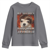 Chihuahua Funny Meme Youth Sweatshirt My Heebies Have Been Jeebied Bootleg - Wonder Print Shop