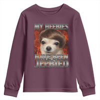 Chihuahua Funny Meme Youth Sweatshirt My Heebies Have Been Jeebied Bootleg - Wonder Print Shop