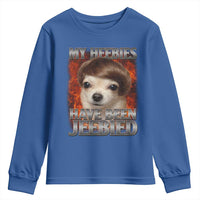 Chihuahua Funny Meme Youth Sweatshirt My Heebies Have Been Jeebied Bootleg - Wonder Print Shop