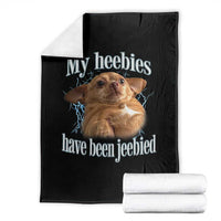 Funny Chihuahua Meme Throw Blanket My Heebies Have Been Jeebied Bootleg - Wonder Print Shop