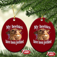 Funny Chihuahua Meme Ceramic Ornament My Heebies Have Been Jeebied Bootleg - Wonder Print Shop