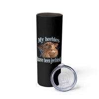 Funny Chihuahua Meme Skinny Tumbler My Heebies Have Been Jeebied Bootleg - undefined