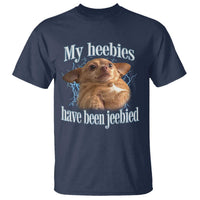 Funny Chihuahua Meme T Shirt My Heebies Have Been Jeebied Bootleg - Wonder Print Shop