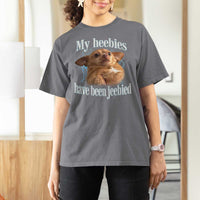 Funny Chihuahua Meme T Shirt For Women My Heebies Have Been Jeebied Bootleg - Wonder Print Shop