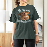 Funny Chihuahua Meme T Shirt For Women My Heebies Have Been Jeebied Bootleg - Wonder Print Shop