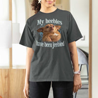 Funny Chihuahua Meme T Shirt For Women My Heebies Have Been Jeebied Bootleg - Wonder Print Shop