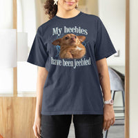 Funny Chihuahua Meme T Shirt For Women My Heebies Have Been Jeebied Bootleg - Wonder Print Shop
