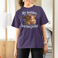 Funny Chihuahua Meme T Shirt For Women My Heebies Have Been Jeebied Bootleg - Wonder Print Shop