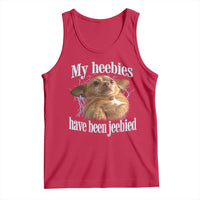 Funny Chihuahua Meme Tank Top My Heebies Have Been Jeebied Bootleg - Wonder Print Shop