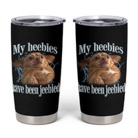 Funny Chihuahua Meme Tumbler Cup My Heebies Have Been Jeebied Bootleg - Wonder Print Shop