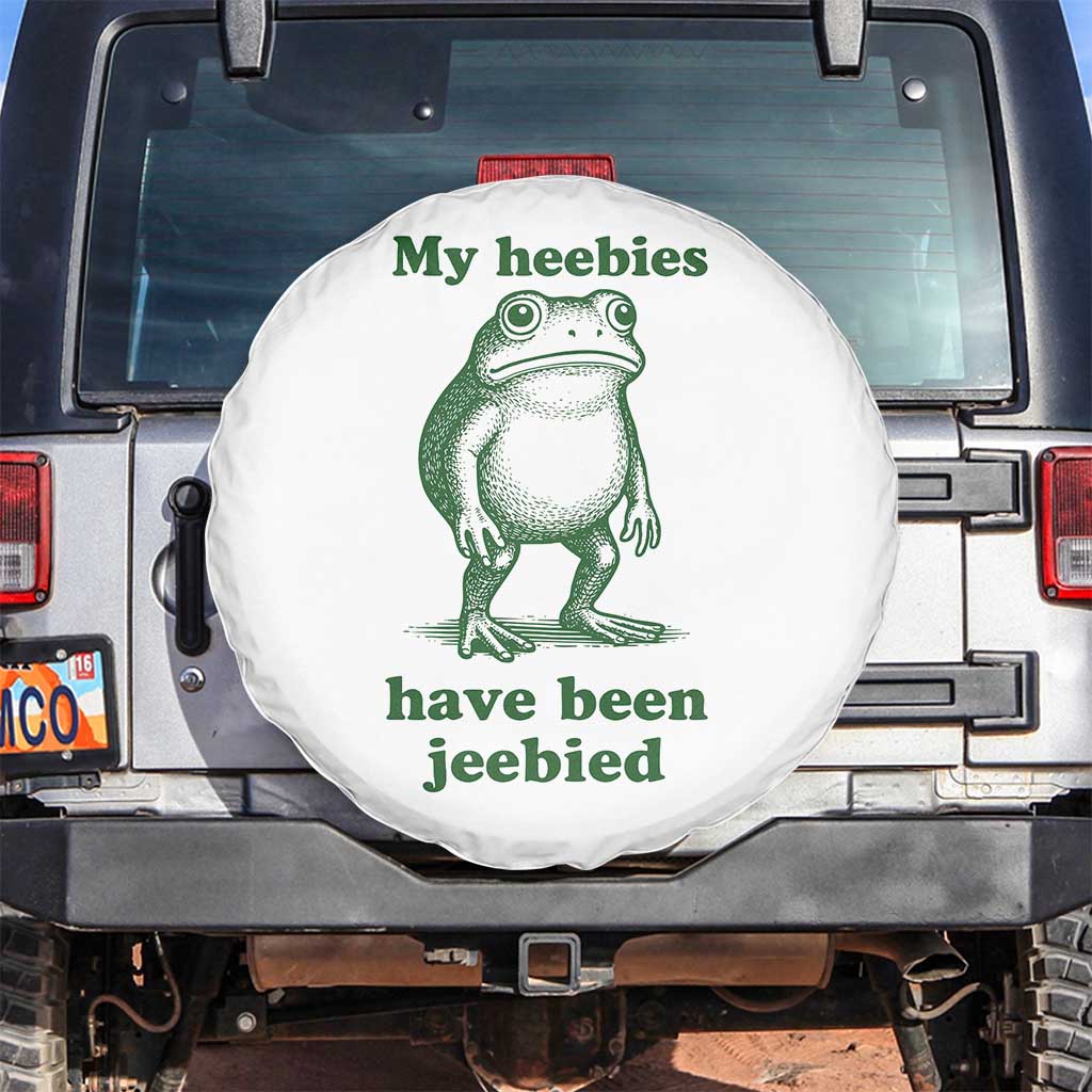 Funny Frog Spare Tire Cover My Heebies Have Been Jeebied Weirdcore Meme - Wonder Print Shop