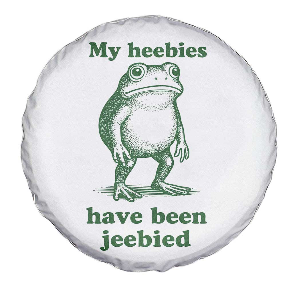 Funny Frog Spare Tire Cover My Heebies Have Been Jeebied Weirdcore Meme - Wonder Print Shop