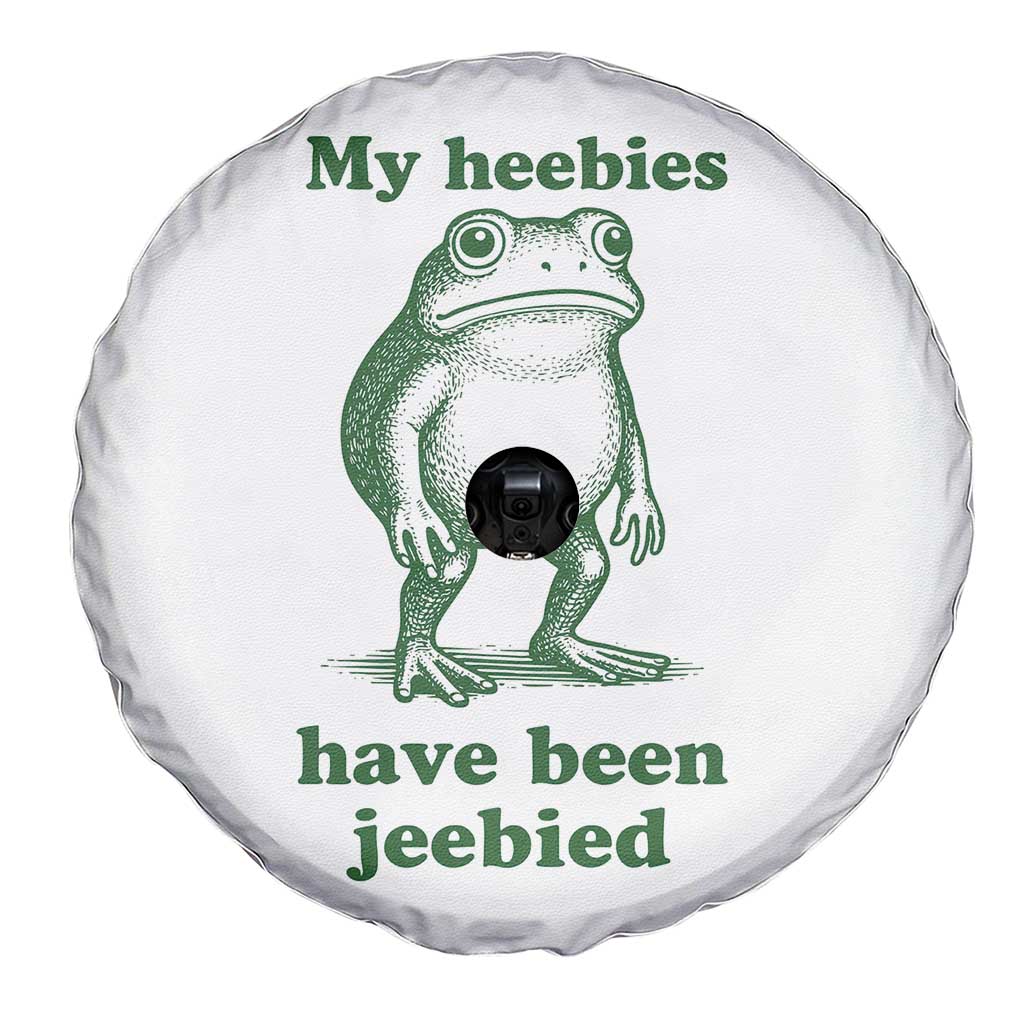 Funny Frog Spare Tire Cover My Heebies Have Been Jeebied Weirdcore Meme - Wonder Print Shop