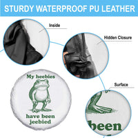 Funny Frog Spare Tire Cover My Heebies Have Been Jeebied Weirdcore Meme - Wonder Print Shop