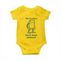 Funny Frog Baby Onesie My Heebies Have Been Jeebied Weirdcore Meme - Wonder Print Shop