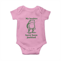 Funny Frog Baby Onesie My Heebies Have Been Jeebied Weirdcore Meme - Wonder Print Shop