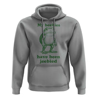 Funny Frog Hoodie My Heebies Have Been Jeebied Weirdcore Meme - Wonder Print Shop