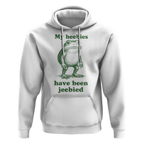 Funny Frog Hoodie My Heebies Have Been Jeebied Weirdcore Meme - Wonder Print Shop