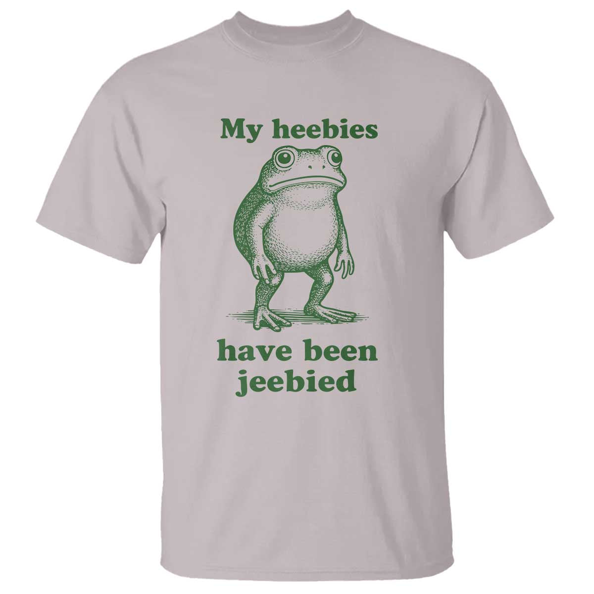 Funny Frog T Shirt My Heebies Have Been Jeebied Weirdcore Meme - Wonder Print Shop