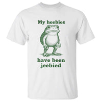 Funny Frog T Shirt My Heebies Have Been Jeebied Weirdcore Meme - Wonder Print Shop