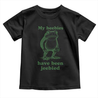 Funny Frog Toddler T Shirt My Heebies Have Been Jeebied Weirdcore Meme - Wonder Print Shop